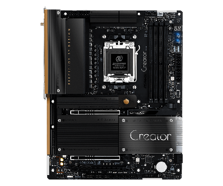 ASRock X870 Taichi Creator, ATX AM5, DDR5, 2x M.2 PCIe 5.0, 2x USB4, 5GbE + 10GbE LAN, Wi-Fi 7 160MHz (802.11be)