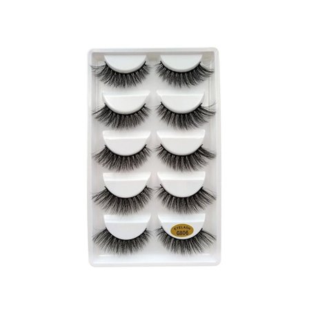 Lösögonfransar 3D-Minkhår (5-par) av klassiska Patie-Minerals