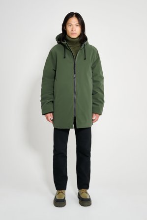 Stockholm Matte Winter Coat Green