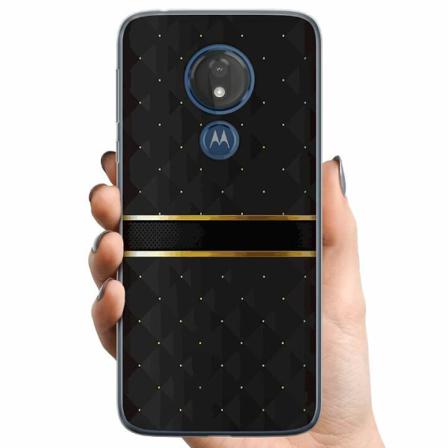 Motorola Moto G7 Power Tpu Mobilskal Golden Stripes
