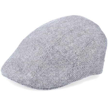 MJM Hats - Grå flatcap Keps - Maddy Eco Virgin Wool 3 Grey Flat Cap @ Hatstore