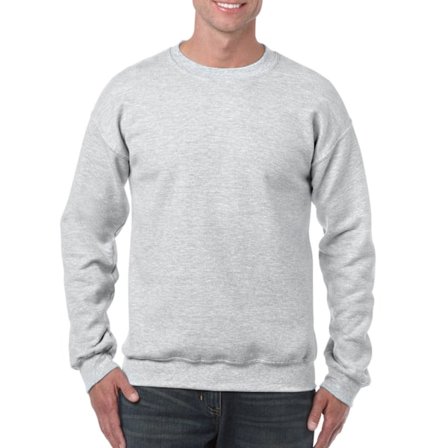 Gildan Mens Heavy Blend Sweatshirt XXL Ash
