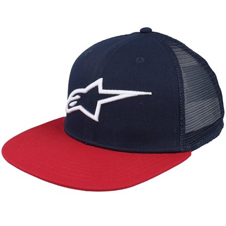 Alpinestars - Ble trucker Czapka Z Daszkiem - Corp Navy/Red Trucker @ Hatstore