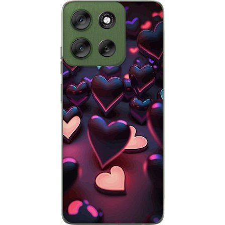 Yhteensopiva Puhelinkuori Motorola Motorola Moto G56 KeskiyönSydämet