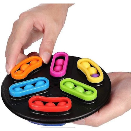 Hjernetrimspil Kompatible med Børn, Teenagere og Voksne, Drej, Sno og Roter Dette Tankespil for at Teste Logik og IQ, Fidget, Slap Af og Tidsfordriv