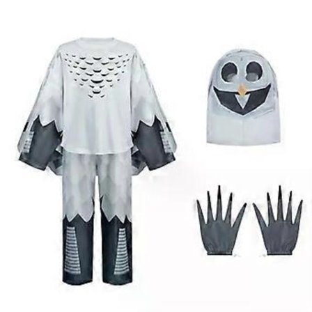2025 99-Nætters I Skoven Hjorte Kostume Ugle Skov Cosplay Kostume Halloween Dyr Top Bukser Maske Handske Cosplay Kostume