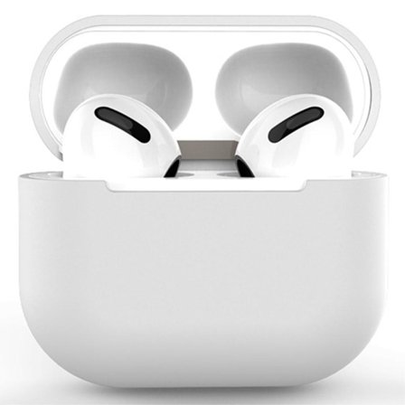 SKALO AirPods 3 Ultratyndt silikone Cover - Hvid