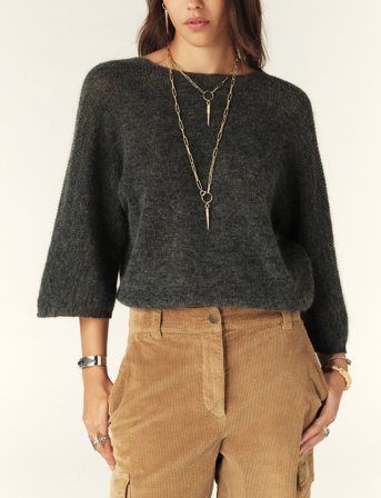 ba&sh Jumper Isaac - Grey - 34