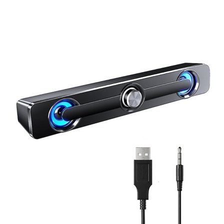 V-111 Computerhøjttalere USB Kabelforbundet Kraftig Bar Stereo Subwoofer Bas Højttaler Surround Sound Box Til PC Laptop Telefon Mp3 Mp4