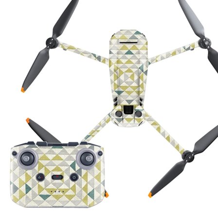 Vattentät självhäftande PVC Drone Hud Kroppsskydd Fjärrkontroll Arm Skydd för Mavic 3 Tillbehör