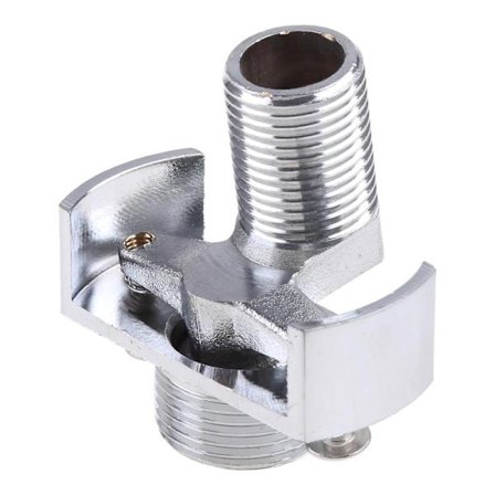 Hörntillbehör för excentrisk skruv med böjd bas