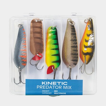 Kinetic fiskedrag Predator mix 5 stk.