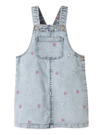 name it Nmfelina Dnm Emb Spencer 2633-Fr T - Blue - 104