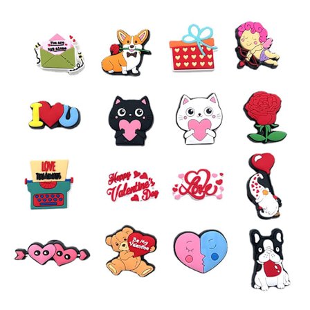 16 stk. Crocs-pins - Til Crocs - Crocs-charms - Crocs-dekoration