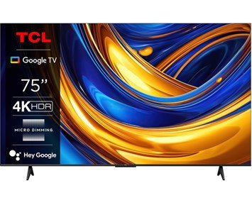 TCL-75V6B - B-vare-75" 4K HDR-TV med høykontrastbilde og kantløs design-Tv-75 tommer og større