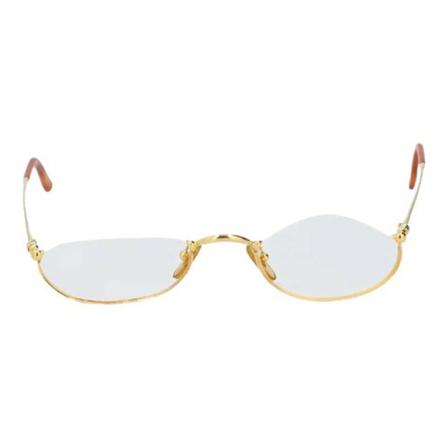 Cartier Vintage, Pre-owned Fabric sungles Geel, Dames, Maat:ONE Size