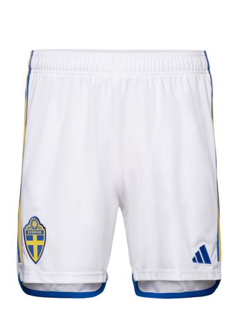 Sweden 22 Home Shorts Shorts Sport Shorts Valkoinen Adidas Performance