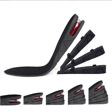 Unisex 3cm 5cm 7cm eller 9cm hælhøjende skoeleverende indlægssåler (9cm)