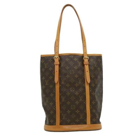 Louis Vuitton Vintage, Pre-owned Canvas louis-vuitton-bags Bruin, Dames, Maat:ONE Size