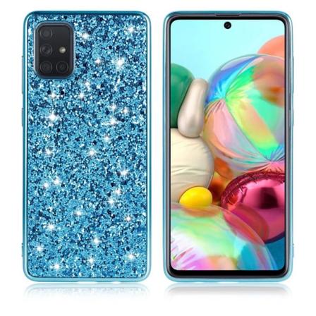 Glitter Samsung Galaxy S10 Lite kotelot - Sininen Blue