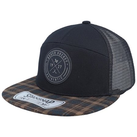 Bauer - Sort trucker Kasket - Flannel Black Trucker @ Hatstore