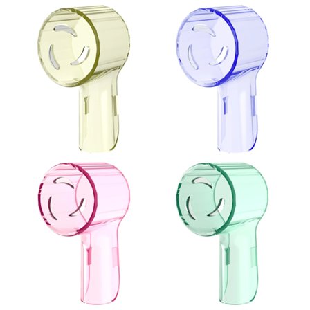 Dammtäta skyddshättor för tandborstar, kompatibla med Braun Oral B ersättningshuvuden och iO-seriens elektriska tandborsthuvudskydd