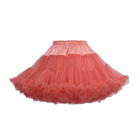 Dame Elastisk Chiffon Tutu Tulle Skørt Prinsesse Ballet Dans Multi-Lag