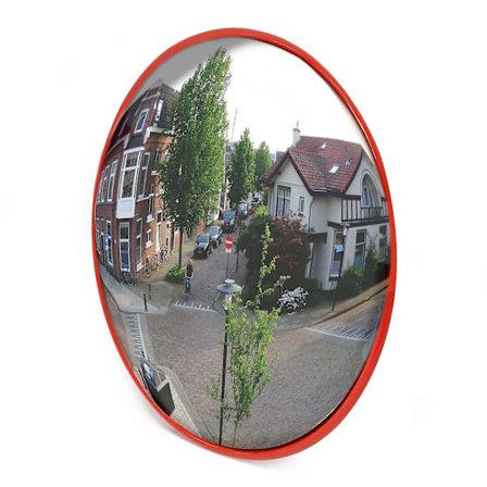 Konveks trafikspejl niveau 30 cm Synfield 130°-160° Trafikniveau Väg