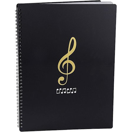 Musiikkikansio nuoteille soittamisen aikana A4-kokoisten paperidokumenttien pidike Säilytys 30 taskua Clef