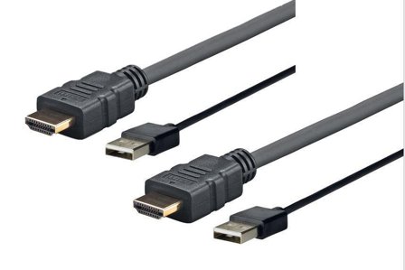 VIVOLINK Pro adapterkabel - HDMI / USB - 1 m