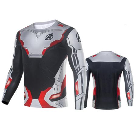 Barnfest Cosplay Kostymer Avengers 4 Långärmad T-shirt Rolig Long Costume S