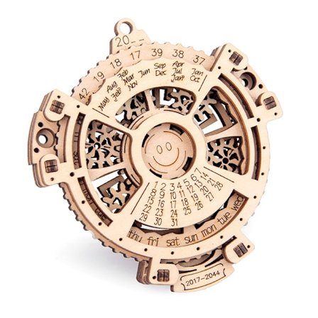 3D-puzzlet koristeet kalenteri vaihteistolla kääntyvä malli luova