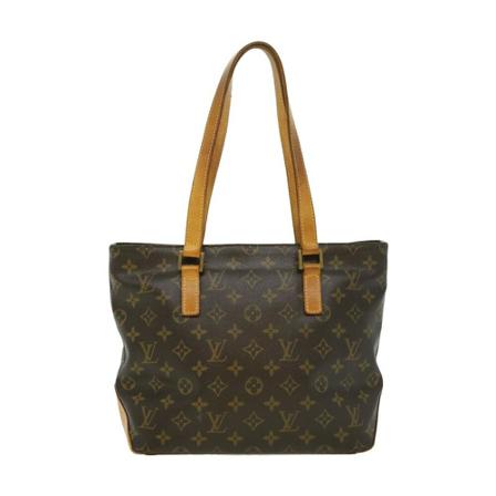 Louis Vuitton Vintage, Pre-owned Cabas Piano Monogram Tote Bag Bruin, Dames, Maat:ONE Size,Canvas