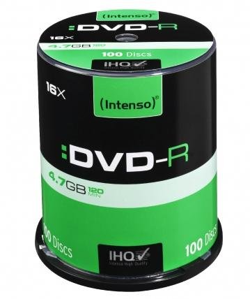 INTENSO DVD-R x 100 - 4.7 GB - lagringsmedier