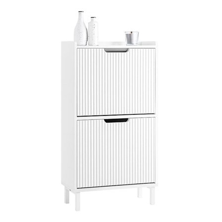 Rootz Shoe Cabinet - Shoe Organizer - Shoe Rack - Space Savering Design - 50x90x19cm - Perfekt för ingångsområden