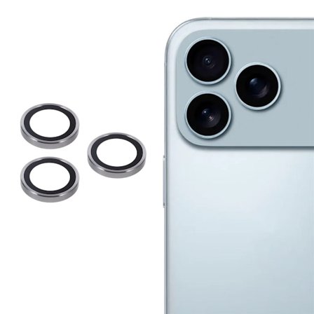 Kameraskydd i härdat glas för iPhone 17 Pro Max - Grå titanium