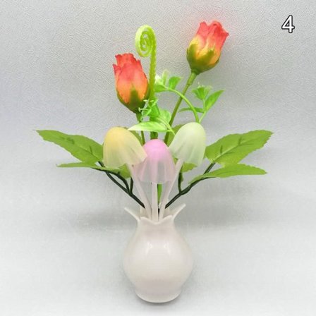 Färgglada lilla nattlampor LED svamp nattlampor 4 4