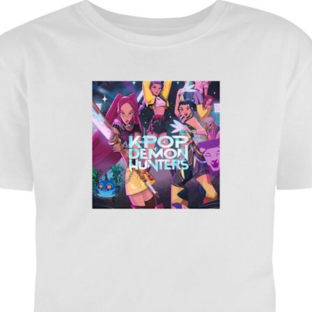 Barn T-shirt Kpop Demon Hunters Hela Laget Idol Slagsmål Scen Knivar Magisk Kraft