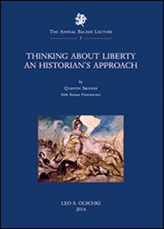 Thinking about liberty. An historian's approach Quentin Skinner