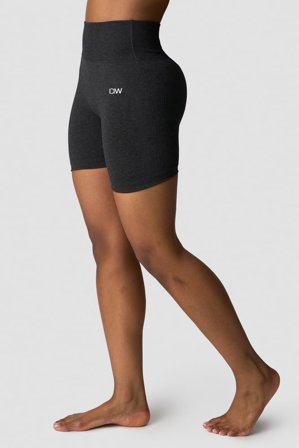 ICANIWILL - Soft Seamless Shorts Wmn Graphite Melange- Shorts - Dames - sportkleding van ICIW