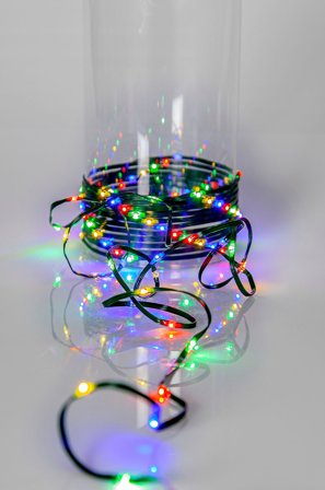 Star Trading - Lyskæde Dew Drop Micro 3600 cm - Flerfarvet - Julebelysning udendørs - Fra Homeroom