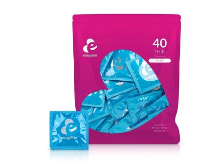 Easyglide Ultra Tynde Kondomer 40 stk, Mænd, Krop & Helse, Kondomer