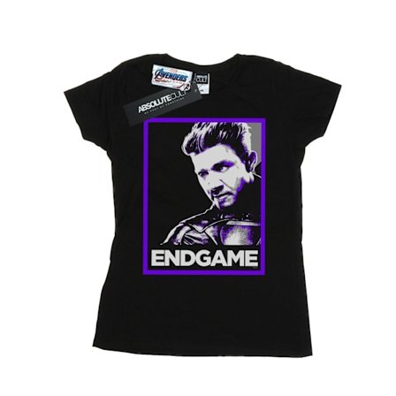 Marvel Womens/Ladies Avengers Endgame Hawkeye Poster Bomull T-S