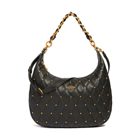 Guess, Triana Shoulder Bag Zwart, Dames, Maat:ONE Size