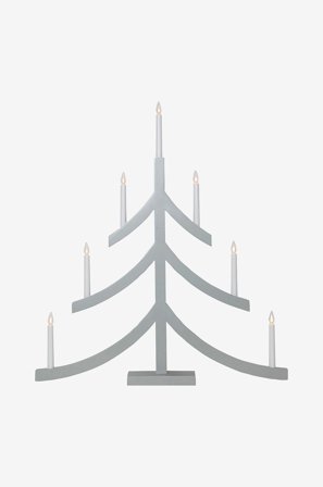 Star Trading - Ljusstake Pagod - Grå - Adventsljusstakar - Från Homeroom