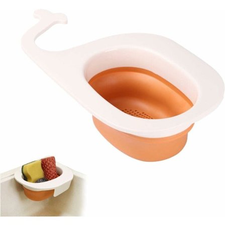 Drænkningskurv Afløbsbakke til køkkenvask Si Kurv Vinkel Køkkenvask Sammenklappelig Drænkningskurv til køkkenvask Generisk