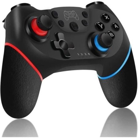 Trådløs Controller til Nintendo Switch Bluetooth Joystick Switch Pro Switch Controller med Genopladeligt Batteri - Turbo - 6-Axis