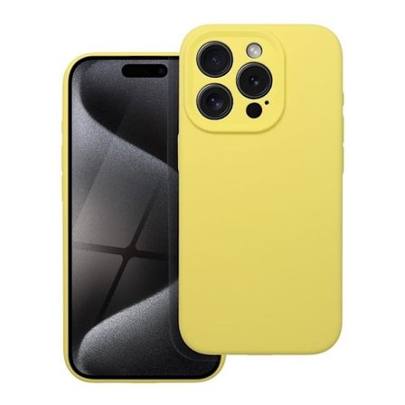 Mobilskal till iPhone 15 Pro Max Silikon 2mm - Citron
