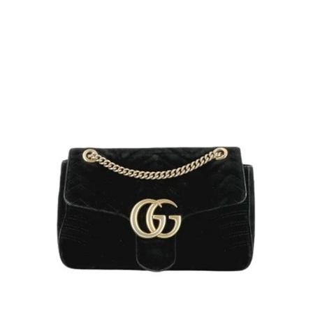 Gucci Vintage, Pre-owned Leather gucci-bags Zwart, Dames, Maat:ONE Size,stof