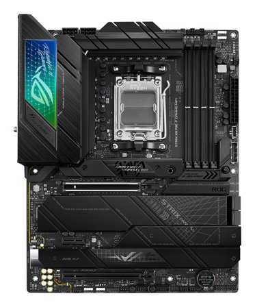 ASUS ROG Strix X670E-F Gaming WiFi, ATX, AMD AM5, 2.5GbE, Wi-Fi 6E, 4x DDR5, 2x M.2 PCIe 5.0, 2x M.2 PCIe 4.0, 1x PCIe 5.0 x16, 1x PCIe 4.0 x16
